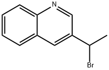 Quinoline, 3-(1-bromoethyl)- 化学構造式