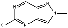 2H-Pyrazolo[4,3-d]pyrimidine, 5-chloro-2-methyl- Struktur