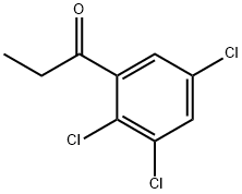 1-Propanone, 1-(2,3,5-trichlorophenyl)- Struktur