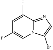3-bromo-6,8-difluoroimidazo[1,2-a]pyridine(WXC06715) Struktur