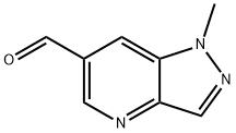 1H-Pyrazolo[4,3-b]pyridine-6-carboxaldehyde, 1-methyl-|1-甲基-1H-吡唑并[4,3-B]吡啶-6-甲醛