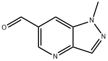 1H-Pyrazolo[4,3-b]pyridine-6-carboxaldehyde, 1-methyl- Struktur