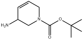 1(2H)-Pyridinecarboxylic acid, 3-amino-3,6-dihydro-, 1,1-dimethylethyl ester Structure