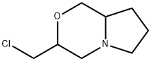 1H-Pyrrolo[2,1-c][1,4]oxazine, 3-(chloromethyl)hexahydro Structure