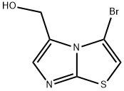 Imidazo[2,1-b]thiazole-5-methanol, 3-bromo- 化学構造式