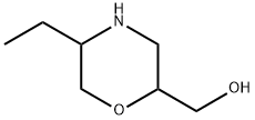 2-Morpholinemethanol, 5-ethyl- Structure