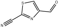 2-Thiazolecarbonitrile, 4-formyl- Struktur