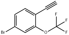 4-Bromo-2-(trifluoromethoxy)phenylacetylene Structure