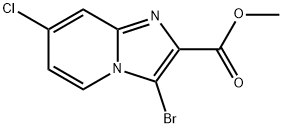 Imidazo[1,2-a]pyridine-2-carboxylic acid, 3-bromo-7-chloro-, methyl ester|