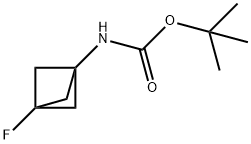 tert-butyl (3-fluorobicyclo[1.1.1]pentan-1-yl)carbamate(WX120747) Structure