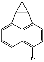 7H-Cycloprop[a]acenaphthylene, 3-bromo-6b,7a-dihydro- 化学構造式