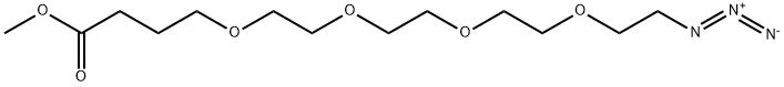 Azido-PEG4-(CH2)3-methyl ester 化学構造式