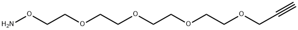 羟胺-四乙二醇-丙炔, 1835759-78-8, 结构式