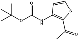 Carbamic acid, N-(2-acetyl-3-thienyl)-, 1,1-dimethylethyl ester,183677-51-2,结构式
