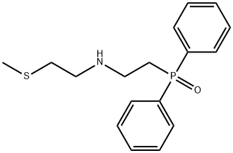 N-[2-(Diphenylphosphinyl)ethyl]-2-(methylthio)-ethanamine, 1839552-30-5, 结构式