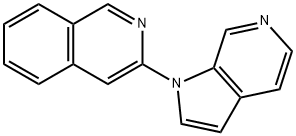 3-(1H-PYRROLO[2,3-C]PYRIDIN-1-Y L)ISOQUINOLINE Struktur