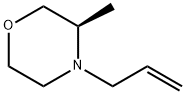 Morpholine, 3-methyl-4-(2-propen-1-yl)-, (3R)- 化学構造式