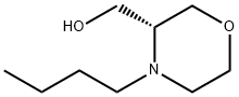 3-Morpholinemethanol,4-butyl-,(3R)- Structure