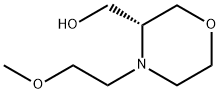 3-Morpholinemethanol, 4-(2-methoxyethyl)-,(3R)-,1841338-01-9,结构式