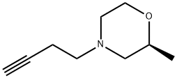 Morpholine,4-(3-butyn-1-yl)-2-methyl-,(2S)- Structure