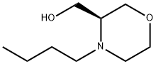 3-Morpholinemethanol,4-butyl-,(3S)- 化学構造式