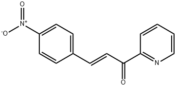 2-Propen-1-one, 3-(4-nitrophenyl)-1-(2-pyridinyl)-, (2E)- Structure