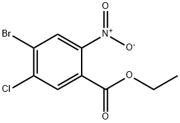 Ethyl 4-bromo-5-chloro-2-nitrobenzoate,1845689-93-1,结构式