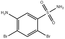 5-Amino-2,4-dibromobenzenesulfonamide Structure