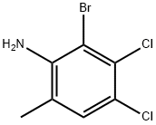 2-溴-3,4-二氯-6-甲基苯胺,1845713-75-8,结构式