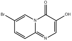 4H-Pyrido[1,2-a]pyrimidin-4-one, 7-bromo-3-hydroxy- Struktur