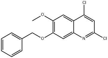 7-苄氧基-2,4-二氯-6-甲氧基喹啉,1846572-62-0,结构式