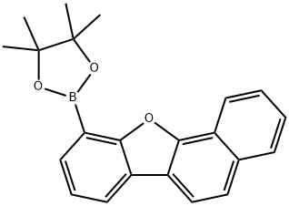 Benzo[b]naphtho[2,1-d]furan, 10-(4,4,5,5-tetramethyl-1,3,2-dioxaborolan-2-yl)- Structure