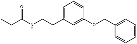 Propanamide, N-[2-[3-(phenylmethoxy)phenyl]ethyl]-|N-{2-[3-(苄氧基)苯基]乙基}丙酰胺