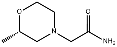 4-Morpholineacetamide,2-methyl-,(2S)- Structure