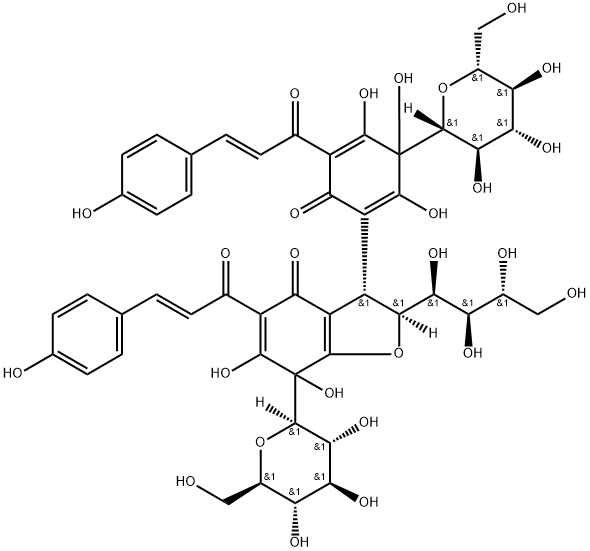 アンヒドロサフロールイエローB 化学構造式