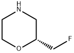Morpholine, 2-(fluoromethyl)-, (2R)- Structure