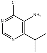 4-chloro-6-isopropylpyrimidin-5-amine Structure