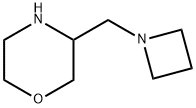 Morpholine, 3-(1-azetidinylmethyl)- Structure