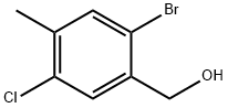 (2-溴-5-氯-4-甲基苯基)甲醇,1849315-99-6,结构式