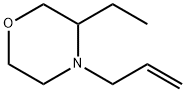 Morpholine, 3-ethyl-4-(2-propen-1-yl)- Structure