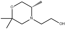 4-Morpholineethanol, 2,2,5-trimethyl-, (5S)-,1849430-34-7,结构式