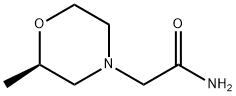 4-Morpholineacetamide,2-methyl-,(2R)- Structure