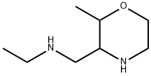 3-Morpholinemethanamine, N-ethyl-2-methyl- 化学構造式