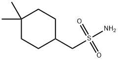 Cyclohexanemethanesulfonamide, 4,4-dimethyl- 化学構造式