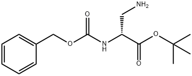 (R)-叔-丁基 3-氨基-2-(((苄氧基)羰基)氨基)丙酯 结构式