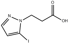 3-(5-iodo-1H-pyrazol-1-yl)propanoic acid,1855889-68-7,结构式