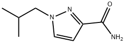 1-isobutyl-1H-pyrazole-3-carboxamide Structure