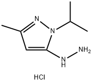 5-hydrazino-1-isopropyl-3-methyl-1H-pyrazole 结构式