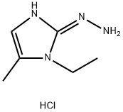 1-ethyl-2-hydrazino-5-methyl-1H-imidazole Structure