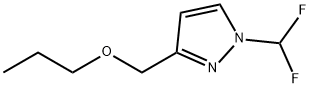 1-(difluoromethyl)-3-(propoxymethyl)-1H-pyrazole Struktur